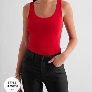 Express Body contour scoop neck thing bodysuit.